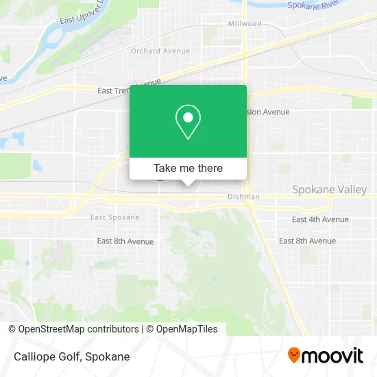 Calliope Golf map