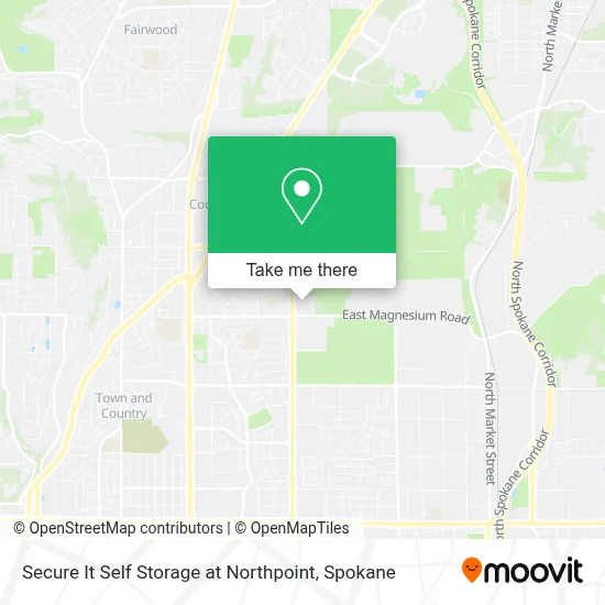 Secure It Self Storage at Northpoint map