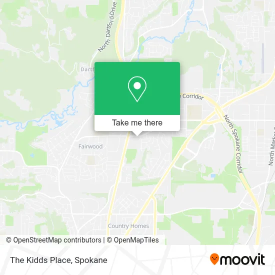 The Kidds Place map