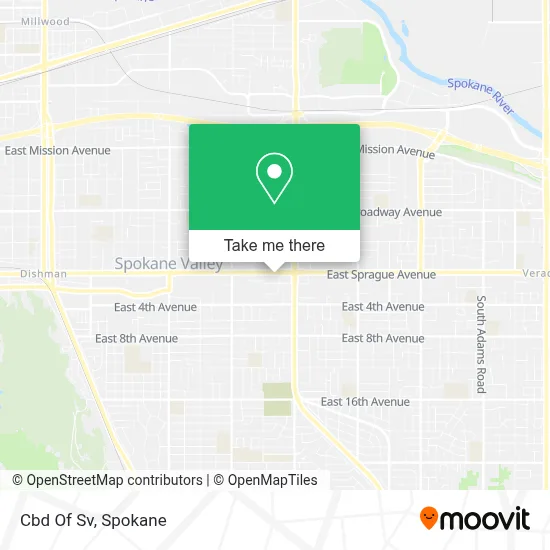 Cbd Of Sv map
