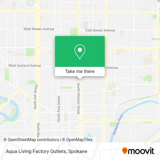 Aqua Living Factory Outlets map