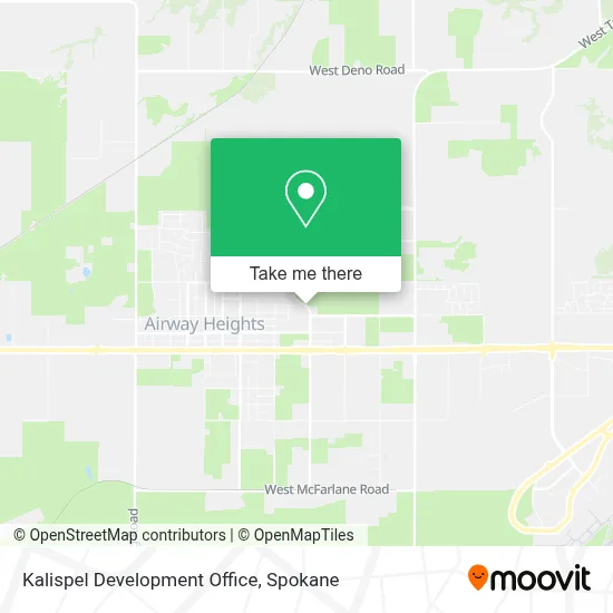 Kalispel Development Office map