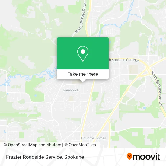 Frazier Roadside Service map