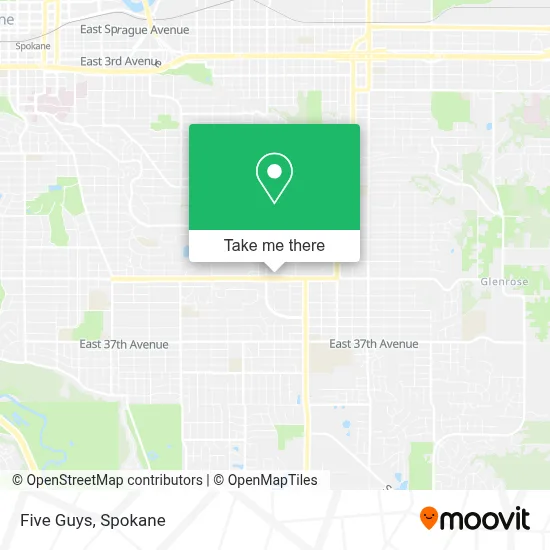 Five Guys map