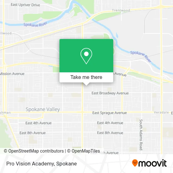 Pro Vision Academy map