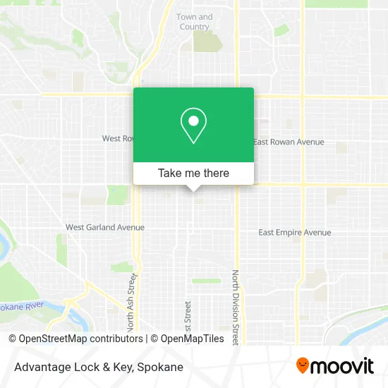 Advantage Lock & Key map