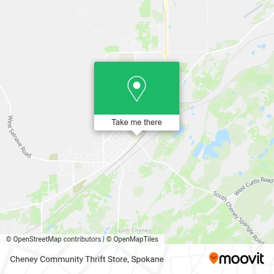 Cheney Community Thrift Store map