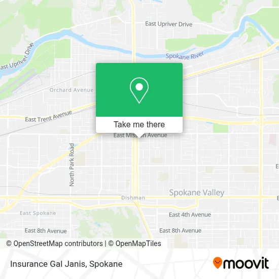 Insurance Gal Janis map
