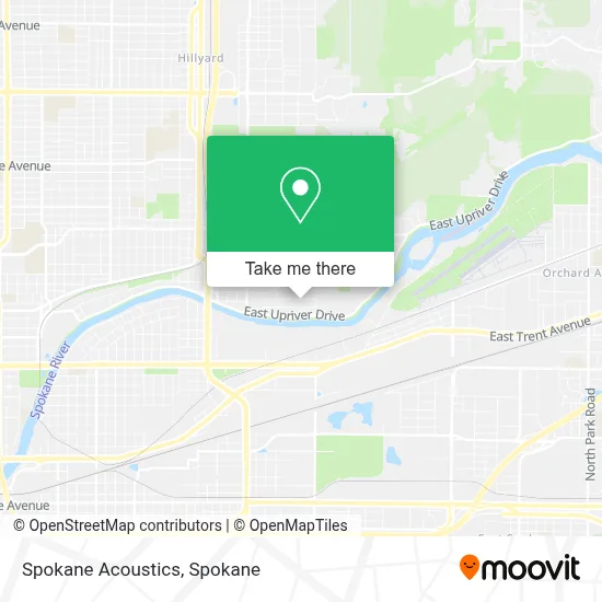 Spokane Acoustics map