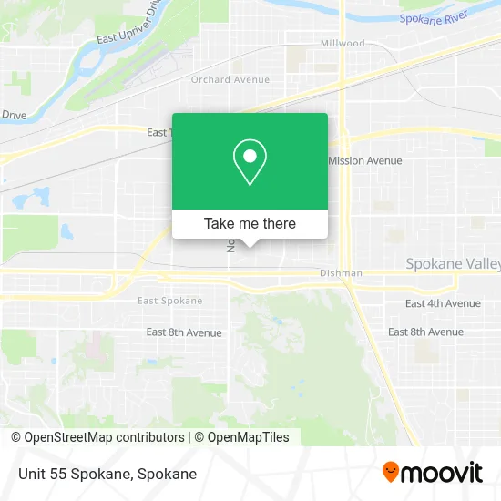 Unit 55 Spokane map