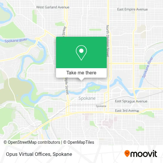 Opus Virtual Offices map