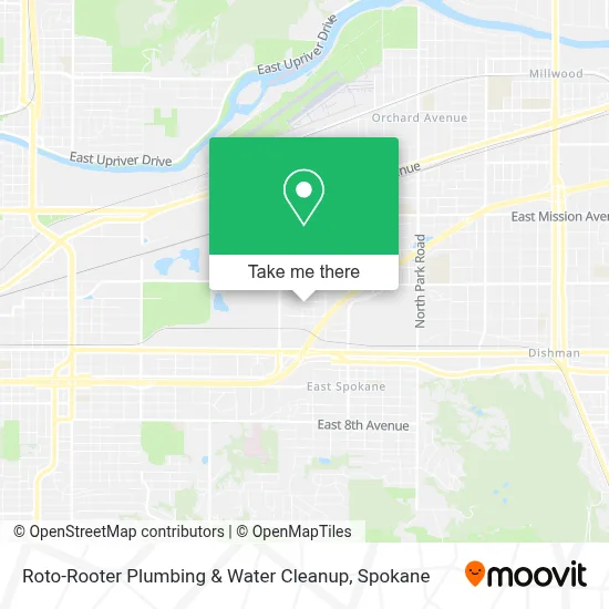 Roto-Rooter Plumbing & Water Cleanup map
