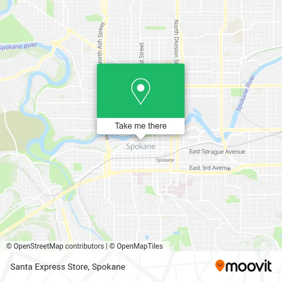 Santa Express Store map