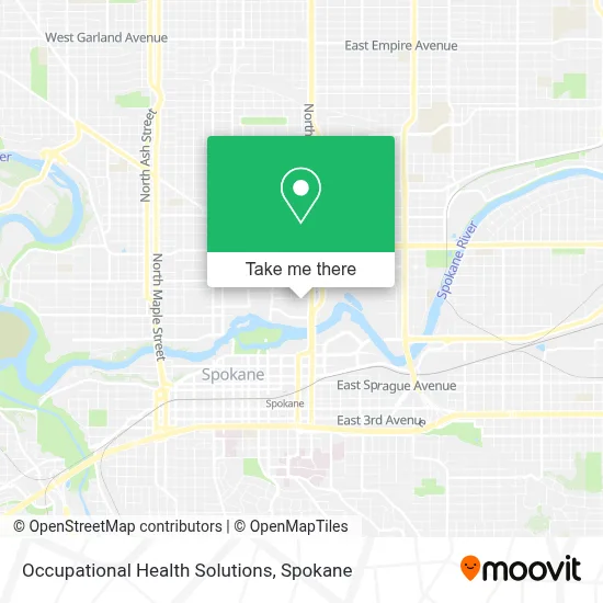 Occupational Health Solutions map