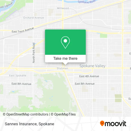 Sannes Insurance map