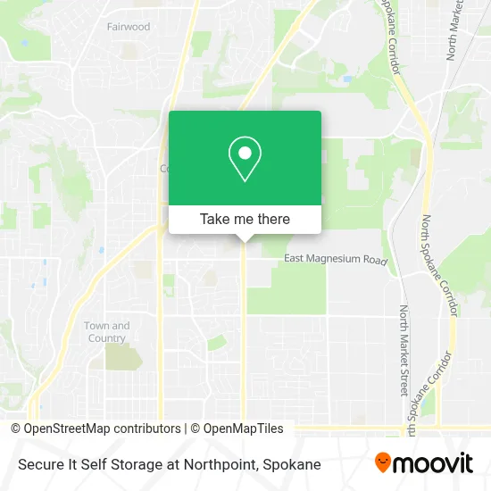 Secure It Self Storage at Northpoint map