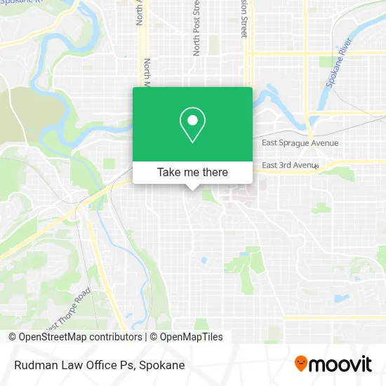Rudman Law Office Ps map