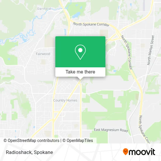 Radioshack map