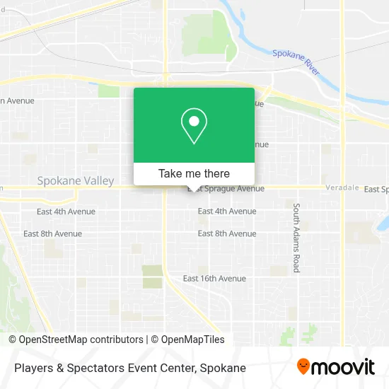 Players & Spectators Event Center map