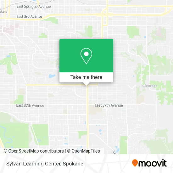 Sylvan Learning Center map