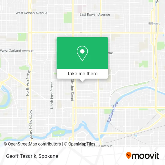 Geoff Tesarik map