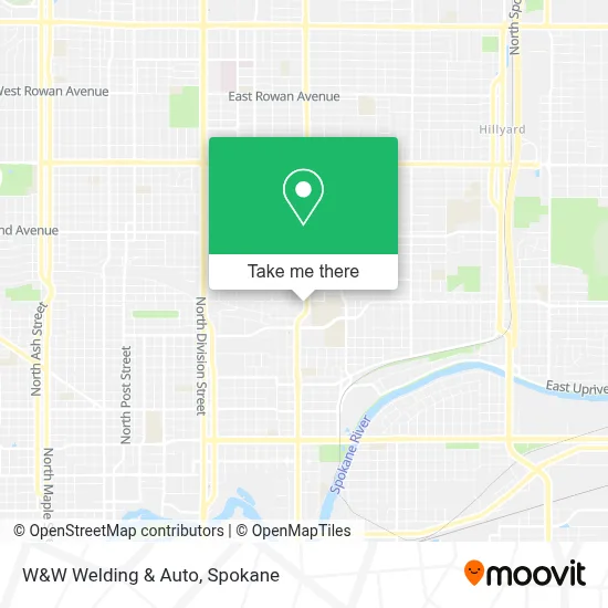 W&W Welding & Auto map