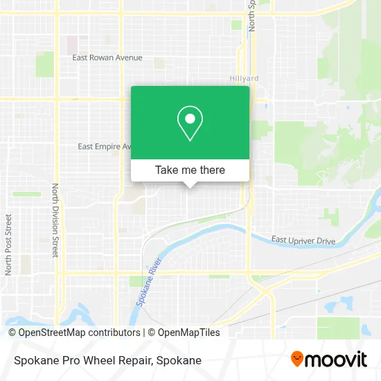 Spokane Pro Wheel Repair map