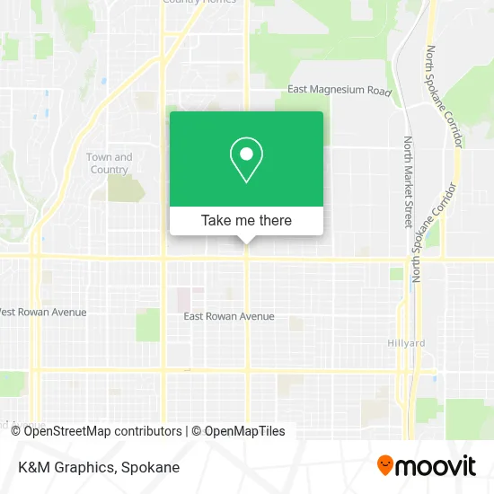 K&M Graphics map