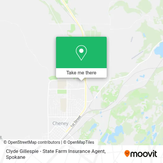 Clyde Gillespie - State Farm Insurance Agent map