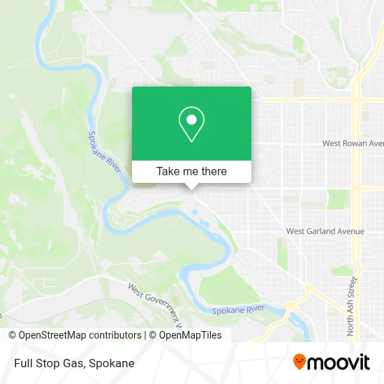 Full Stop Gas map