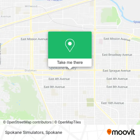 Spokane Simulators map