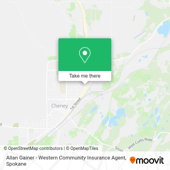 Allan Gainer - Western Community Insurance Agent map