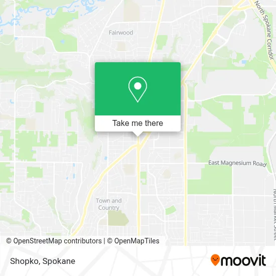Shopko map