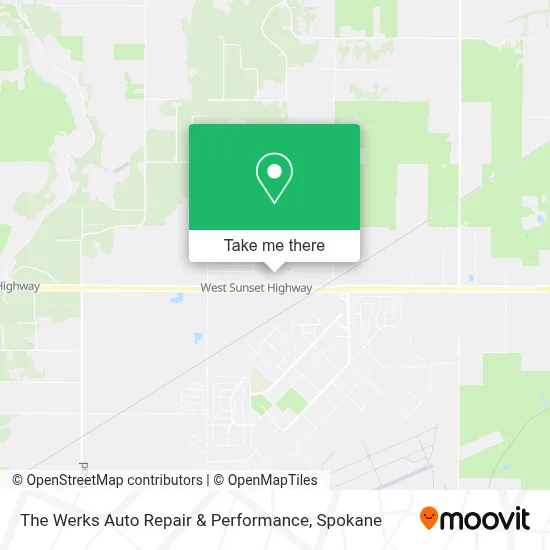 The Werks Auto Repair & Performance map