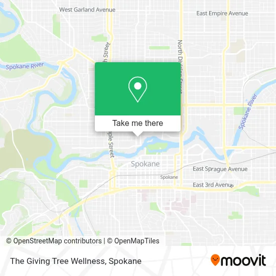 The Giving Tree Wellness map