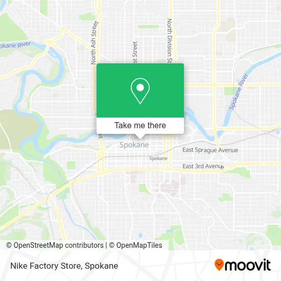 Nike Factory Store map