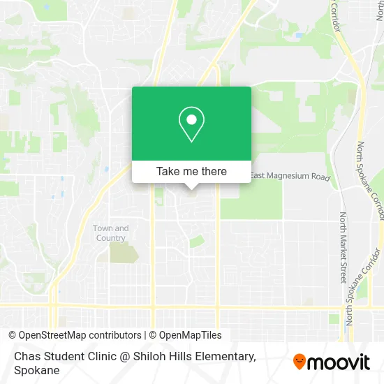 Chas Student Clinic @ Shiloh Hills Elementary map