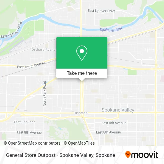 General Store Outpost - Spokane Valley map