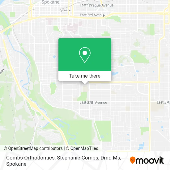 Combs Orthodontics, Stephanie Combs, Dmd Ms map