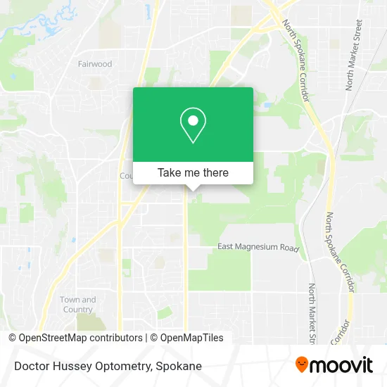 Doctor Hussey Optometry map