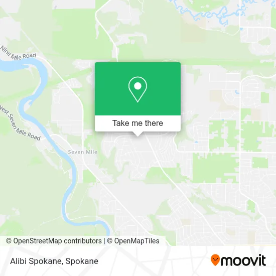 Alibi Spokane map