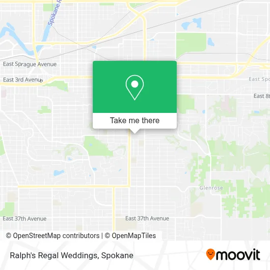 Ralph's Regal Weddings map
