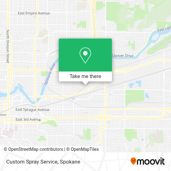 Custom Spray Service map