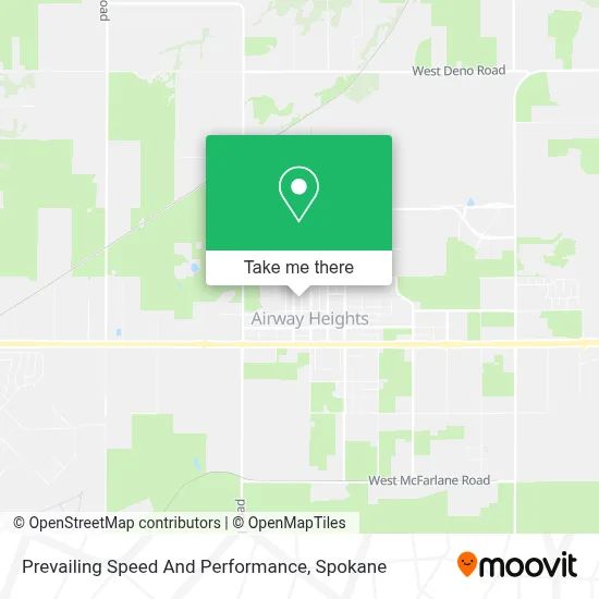 Prevailing Speed And Performance map