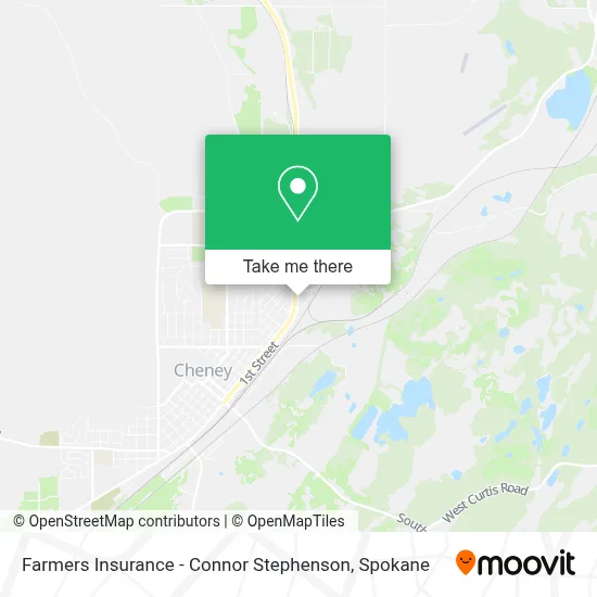 Farmers Insurance - Connor Stephenson map