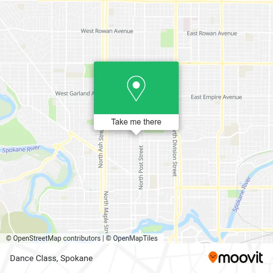 Dance Class map