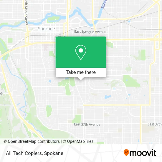 All Tech Copiers map