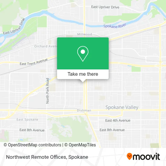 Northwest Remote Offices map