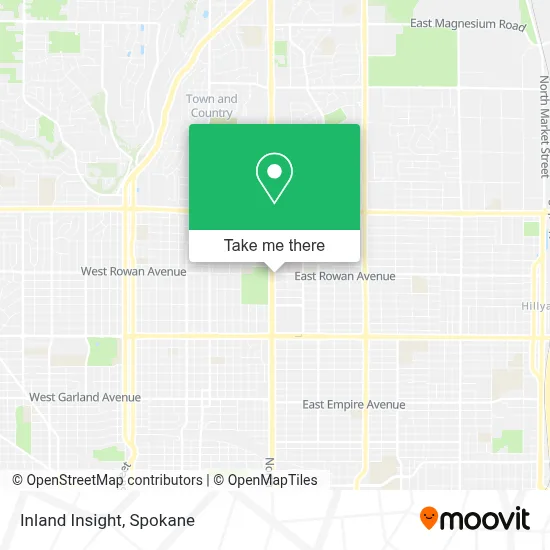 Inland Insight map
