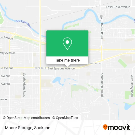 Moore Storage map